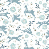 Tissu métallique Starlit Hollow de Dashwood Studio par Sian Summerhayes 100 % coton